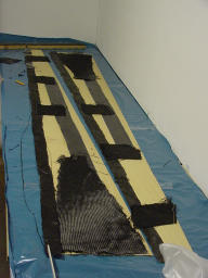 Geringf�gige Kohleverst�rkungen unterhalb des Abachifuniers